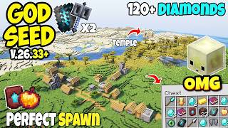 🔥Ultimate (God Seed) For Minecraft 26.33+ Bedrock & PE | 4 Blacksmith Seed + Sulfur Cave + Rare Trim screenshot 2
