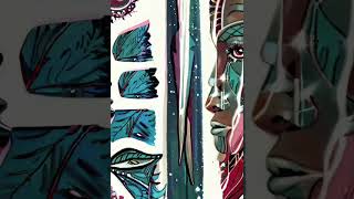 Artsy woman - Stable Diffusion - Deforum - #Shorts