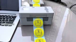 HIROBOT 4B-2054N thermal label printer print different labels for you