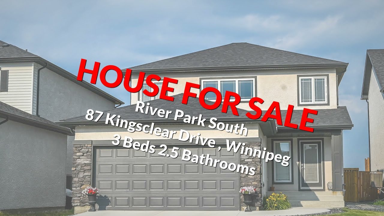 House for Sale, River Park South, Winnipeg YouTube