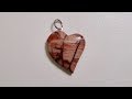 Comment faire un pendentif coeur en pierre