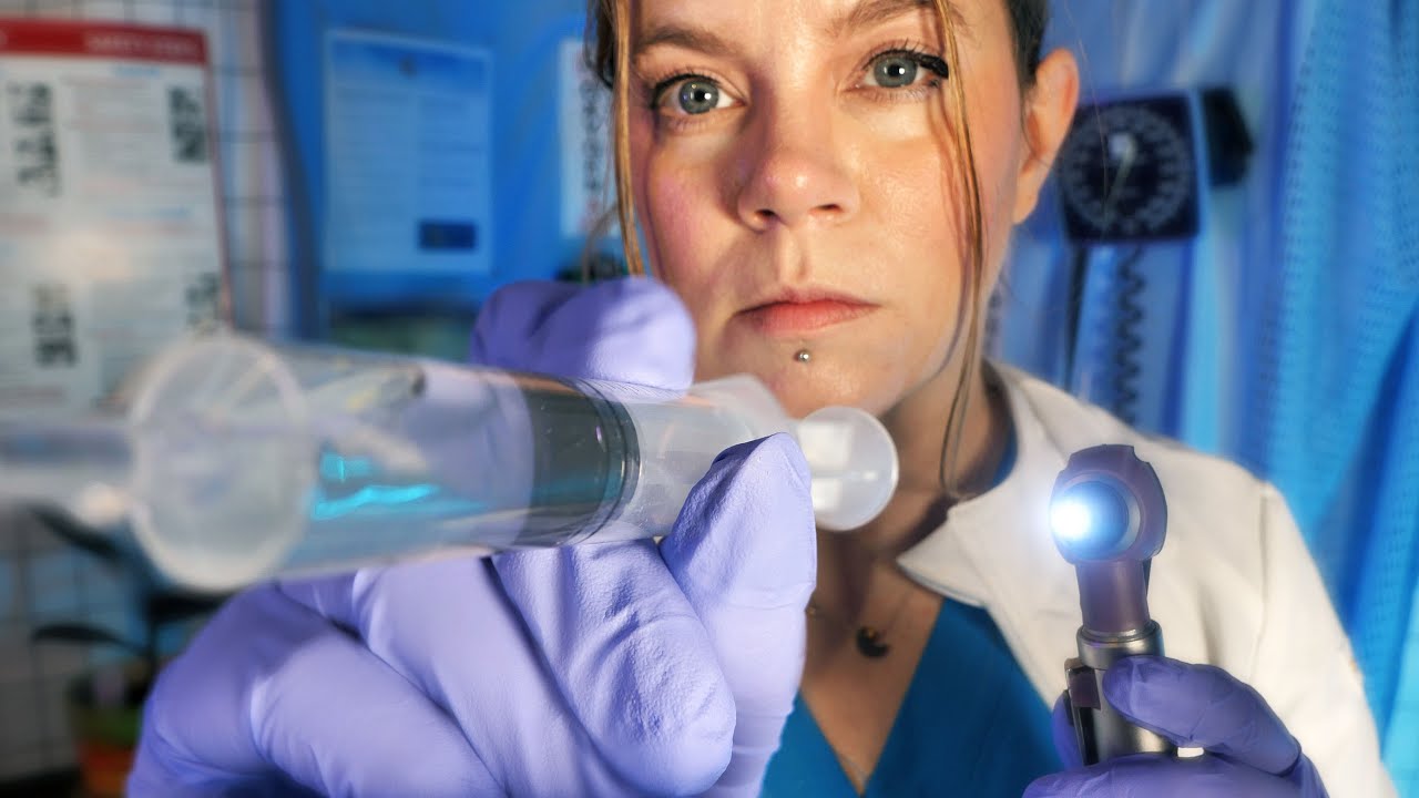 ASMR Ear Cleaning | Unclogging Your Ears