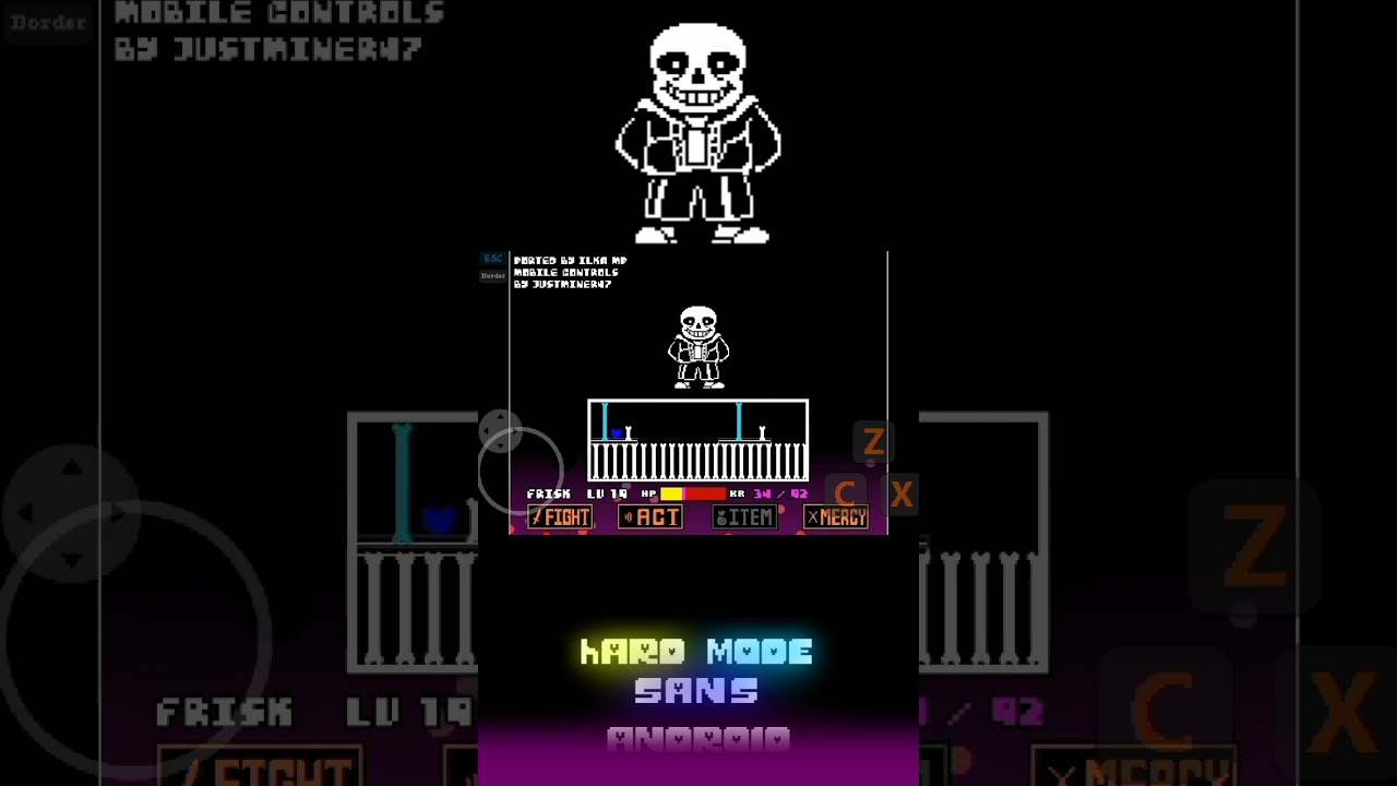 undertale hard mode sans android 