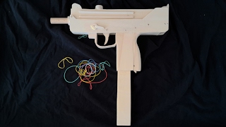 Fullauto mag-fed MAC-10 [ Rubberband gun]!  - Free templates