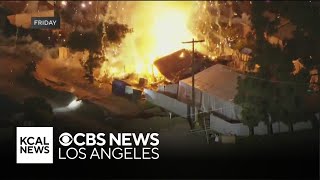 Residents return after controlled burn of Pacoima explosion