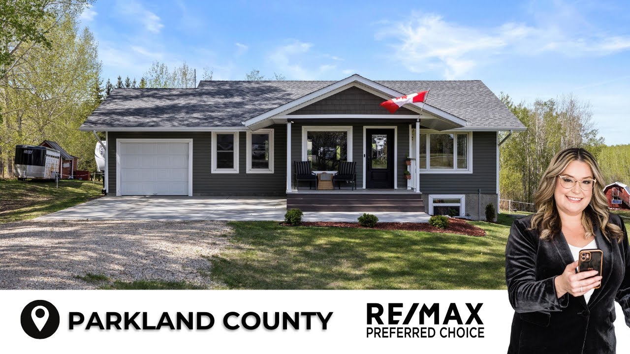Turn-Key Bungalow in Parkland County Sitting on Over 5 Acres in Parkland County!