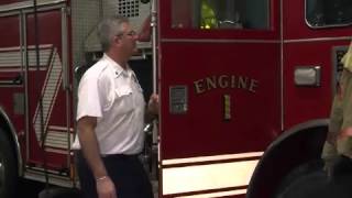 Mansfield Fire Chief John Harsch Retires