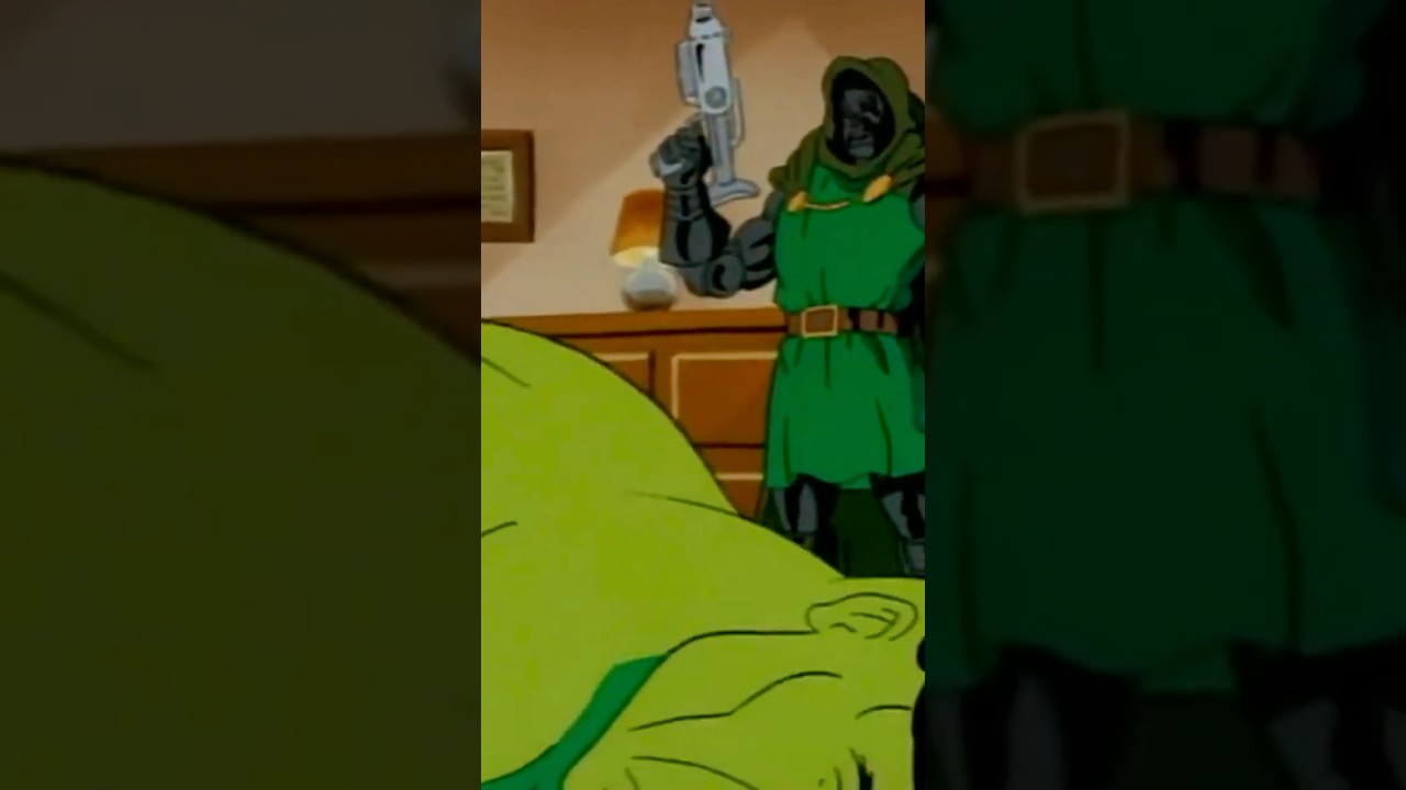 Doctor Doom captures Incredible Hulk | Fantastic Four Animated Series Easter egg (1994)
