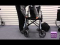 Using a travelite lightweight folding travel wheelchair in a bag