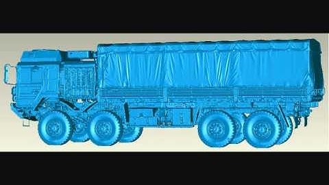 Capturing complex geometry on a large vehicle.wmv