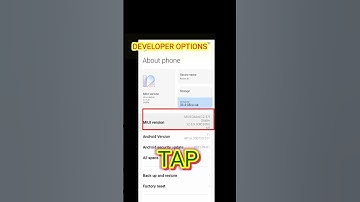 How to enable developer mode in Redmi phones all #short