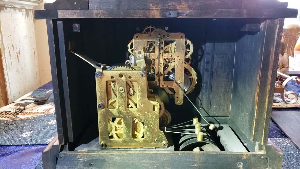 Seth Thomas 4 Bell Sonora Chime Mantle Clock