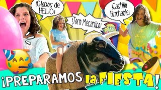 Preparamos La Fiesta De Pleaños De Dani Toro Mecánico, Castillo Hinchable, Y Más