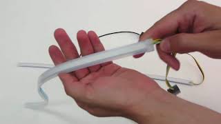 Дневные Ходовые Огни Nt-60 Flhl Гибкие С Функцией Поворота 60Cm 12V