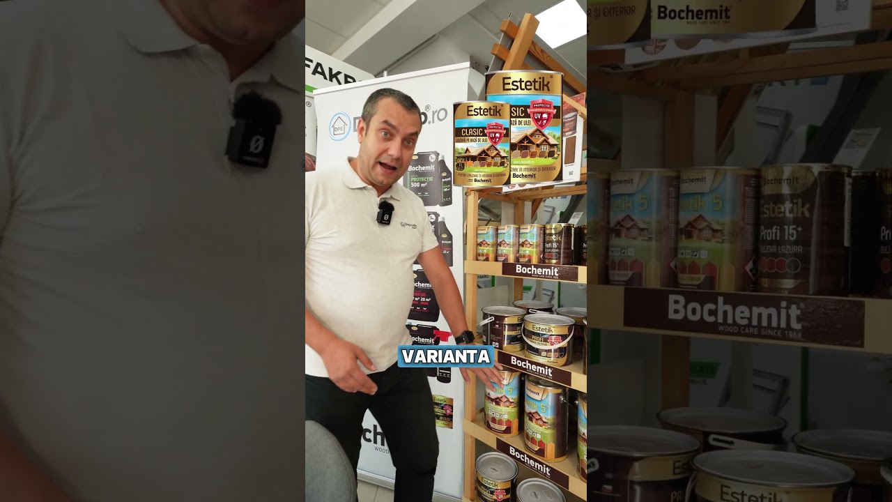 Tratament lemn cu Bochemit si Estetik . Solutii complete pentru protectia preventiva a lemnului.