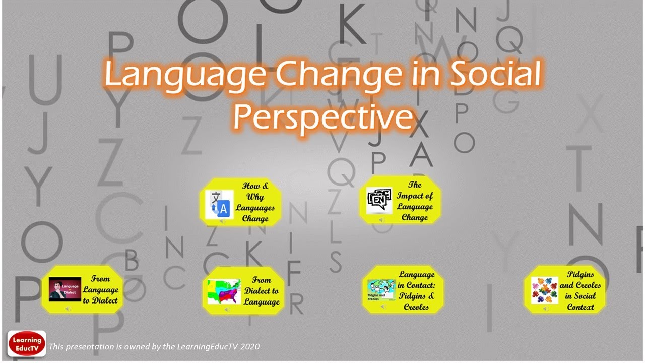 Language Change in the Social Perspective