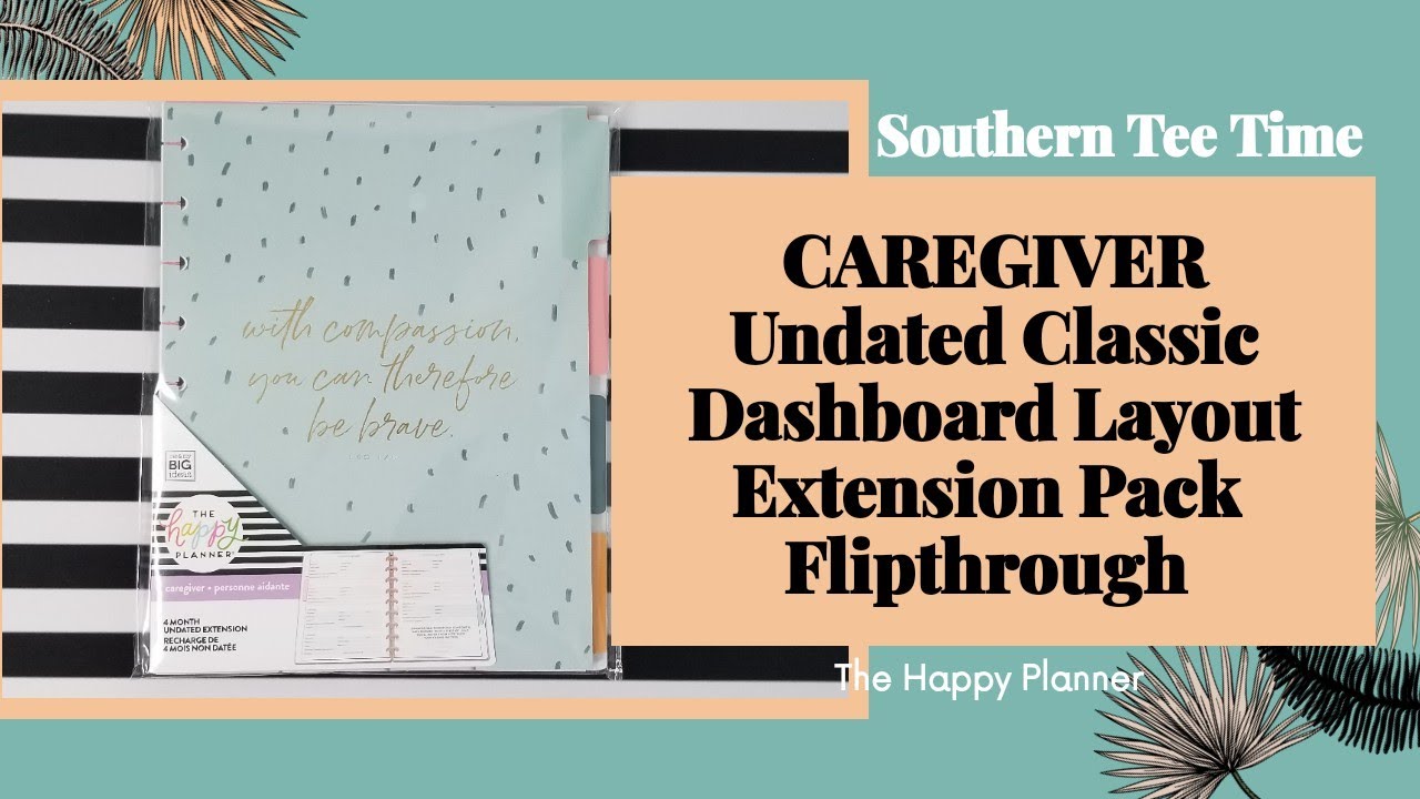 *NEW* CAREGIVER Classic Dashboard Extension Pack | The Happy Planner