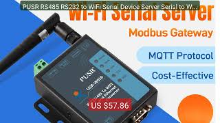 PUSR RS485 RS232 to WiFi Serial Device Server Serial to WIFI to Eth... — Top Rated 2026 | Buy Now!