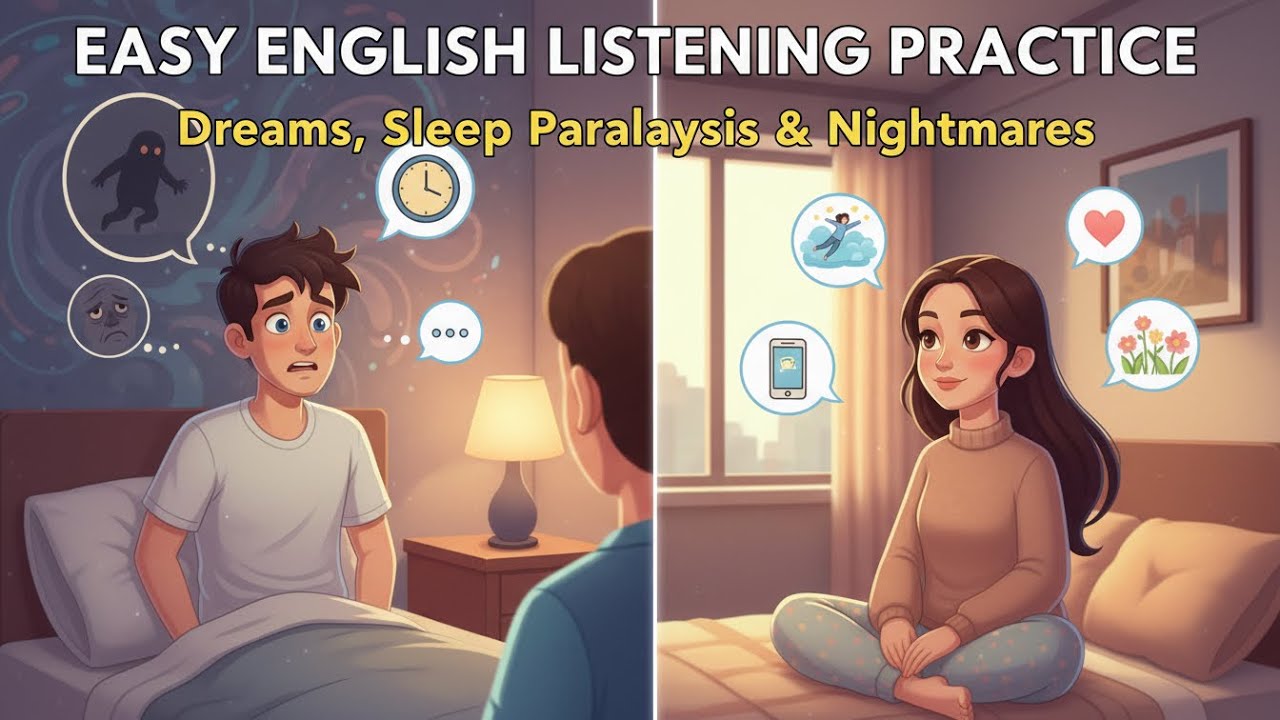 English Conversation Practice | What Do Your Dreams Mean? 🌙 | B1-B2 Level | SciFluency Podcast
