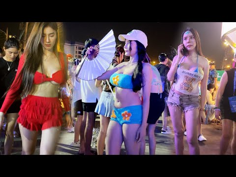 Thailand Bangkok S2o Songkran Festival 2024! So many pretty ladies dancing!