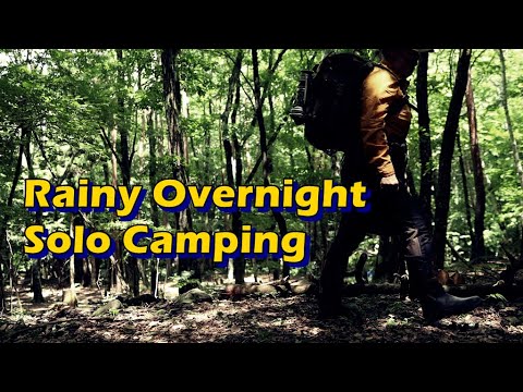 Rainy Overnight Solo Camping / 雨のち晴れのソロキャンプ