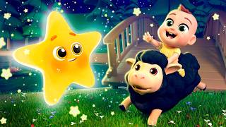 Magical Farm Night | Twinkle Twinkle Little Star + MORE Lalafun Nursery Rhymes & Kids Songs