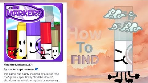 How to get serenity marker in find the markers #roblox