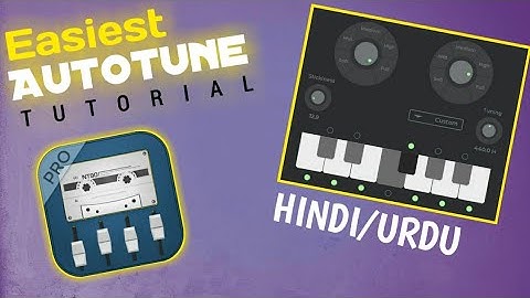 Easiest Autotune tutorial | How find Scale | How to autotune without scale | ntrack studio tutorial