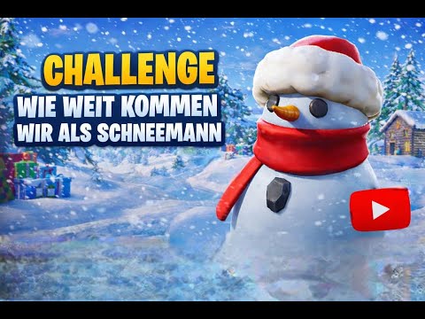NIEMAND hat DAS geschafft… 😱❄️ Schneemann-Challenge in Fortnite Chapter 6!