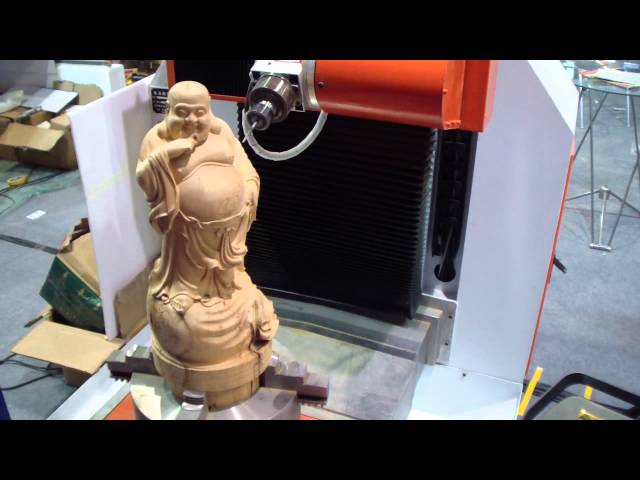 3D CNC ROUTER for wood statue production class=