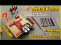 ЗАТОЧКА складного ножа TWOSUN TS27 до бритвенной остроты на китайской точилке toohr #1 с Алиэкспресс