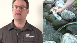 Turning Tap Water into Pond Water with Aquascape's Pond Detoxifier - Pond Water Treatment