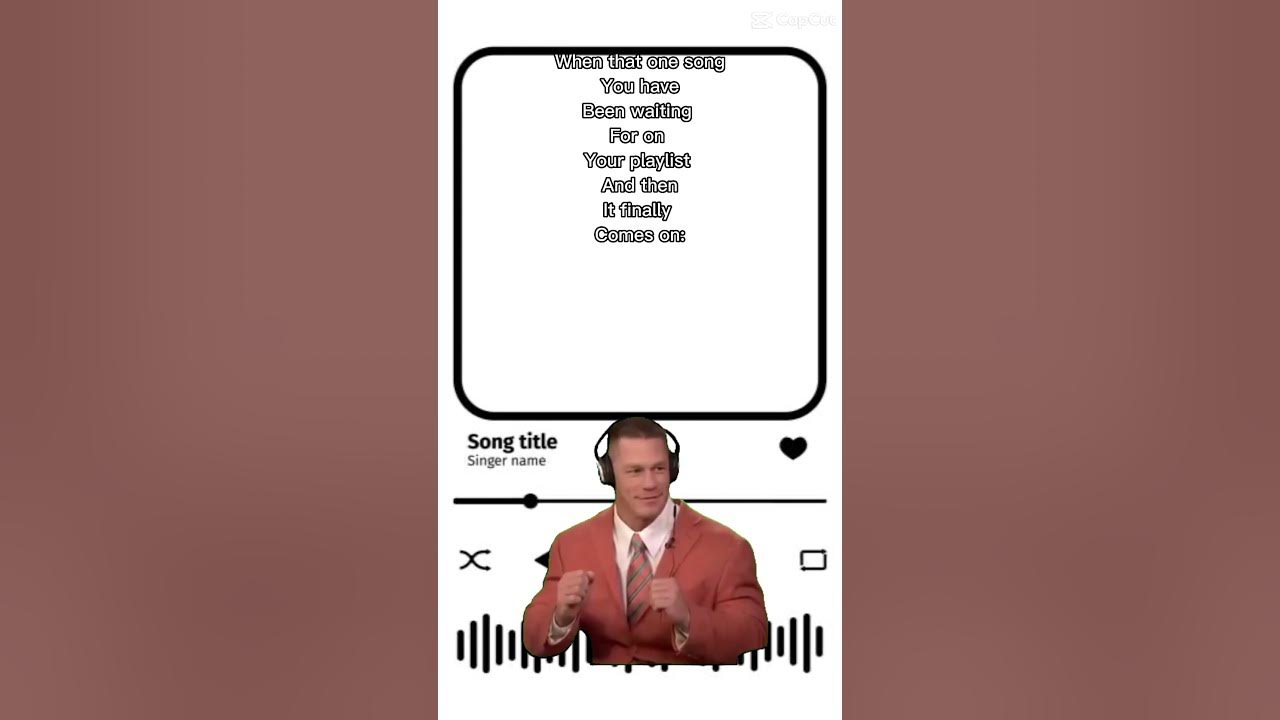 That one song comes on youtube