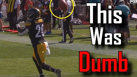 Mental mistake results in Special Teams TD | Pittsburgh Steelers Vs Seattle Seahawks