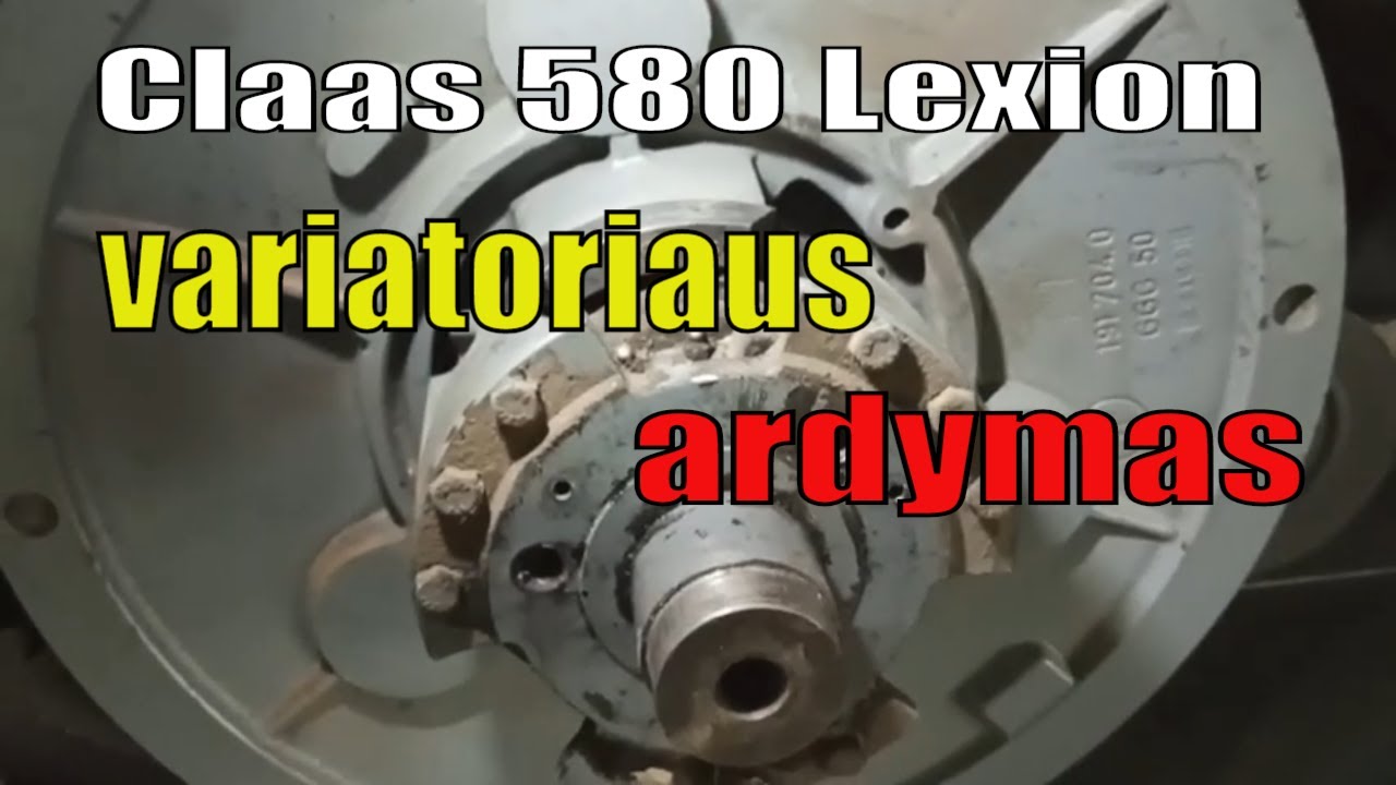 Kombaino Claas 580 Lexion remontas 1dalis