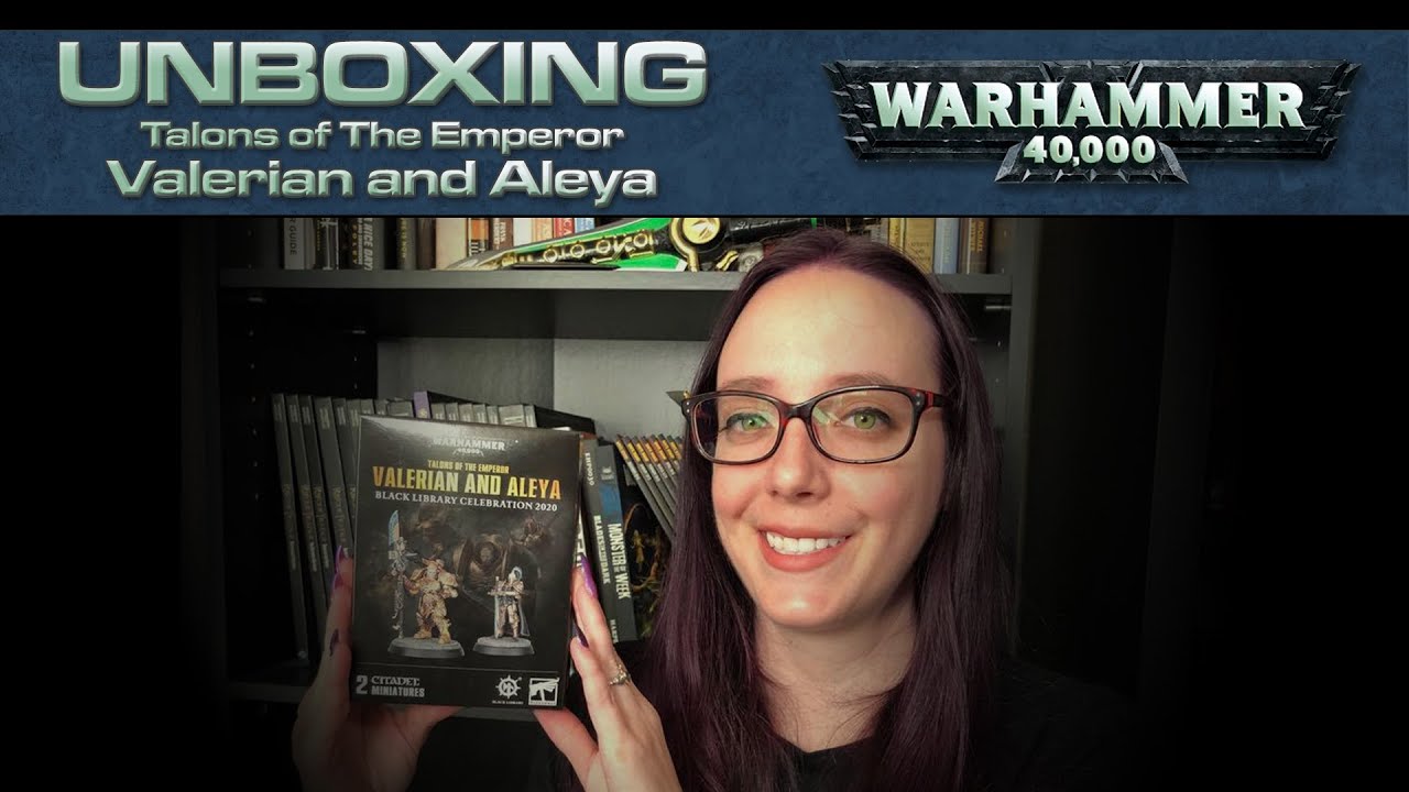 Talons of The Emperor Valerian and Aleya | Unboxing | Warhammer 40k | Black Library Celebration 2020