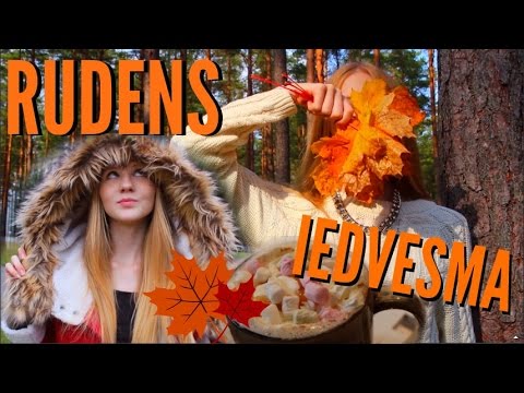 RUDENS IEDVESMA makeup, apģērbu komplekti, DIY, ko darīt rudenī l EVELINA PARKERA