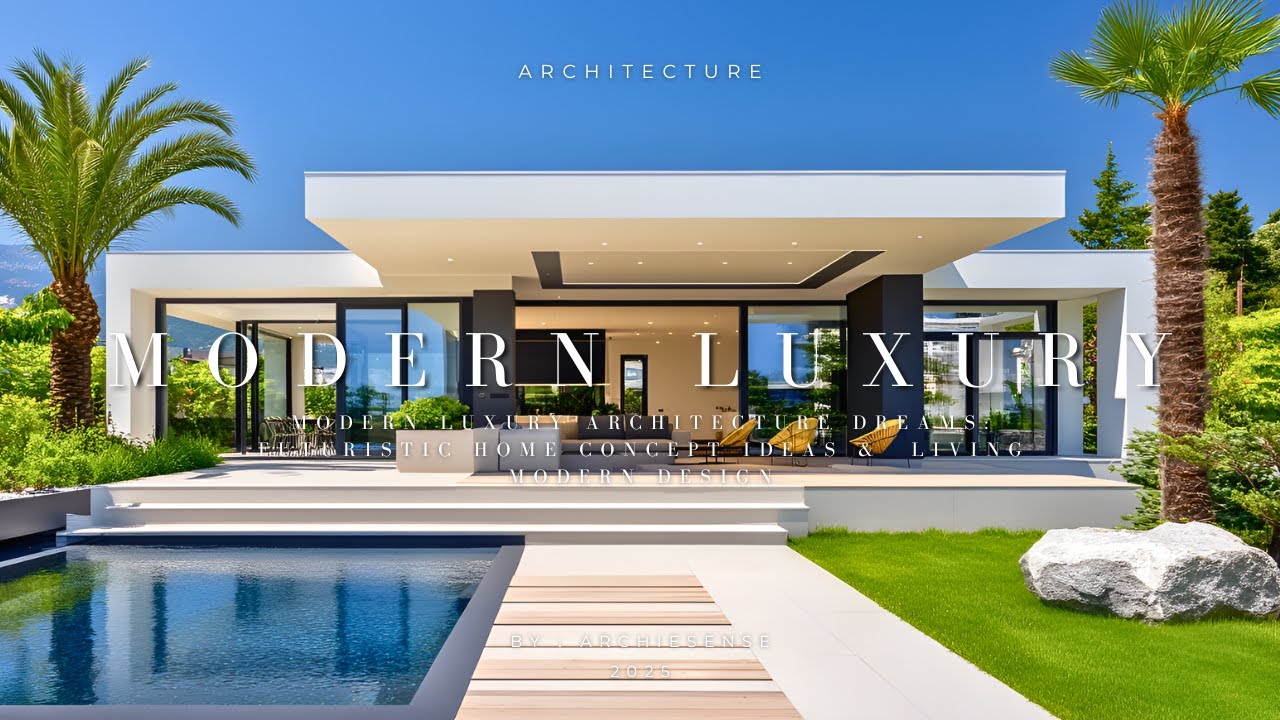 Modern Luxury House Design 2025: Innovative Modern Architecture & Dream ...