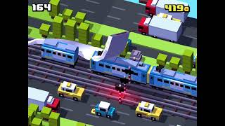 Long Chicken Speed Run Gameplay Part 10 (Crossy Road)