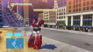 TRANSFORMERS: Devastation_bumblebee vs megatron on commander difficulty