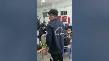 lớp học CAD CAM CNC của sinh viên khoa cơ khí trường Cao đẳng Công thương TPHCM