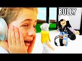 SIBLINGS STAND UP TO SCHOOL BULLY (Role Play Brookhaven) Gaming w/ The Norris Nuts