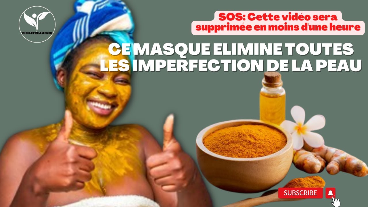 Tache visage comment enlever: 03 astuces beauté au curcuma - YouTube