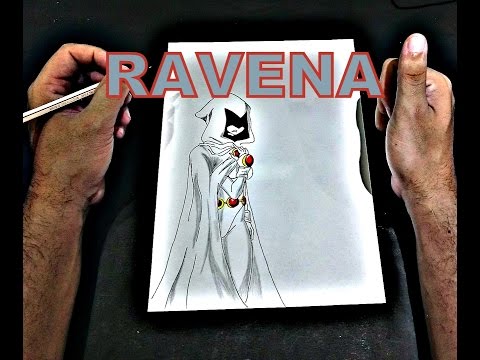 Raven, Teen Titans Go  Teen titans go, Desenho da ravena, Desenho de  retrato