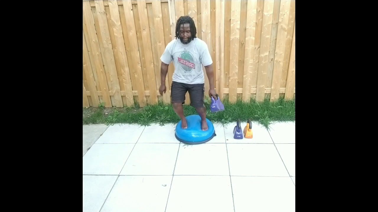 Bosu Kettlebell Workout 