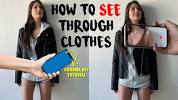 how to see through clothes iphone