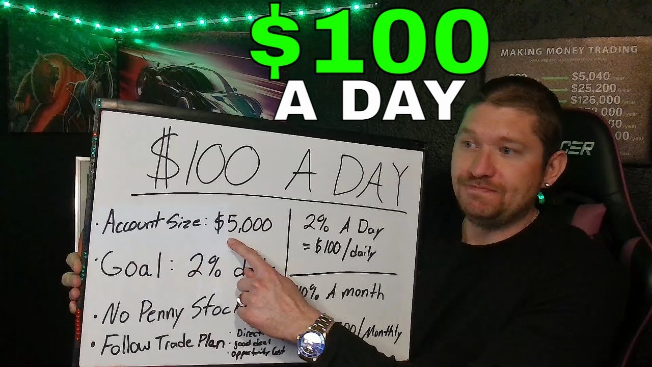 How Much MONEY You Need To Make $100 A Day