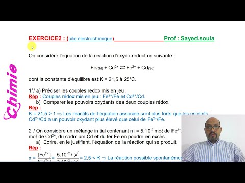 Pile électrochimique (correction exercice)