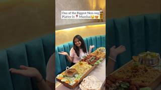 One of the Biggest Non-veg platter in Mumbai 😧😍Send this to someone who can finish this! #shorts
