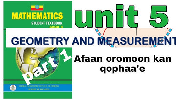 mathematics grade 9 unit 5 afaan oromoon kan qophaa